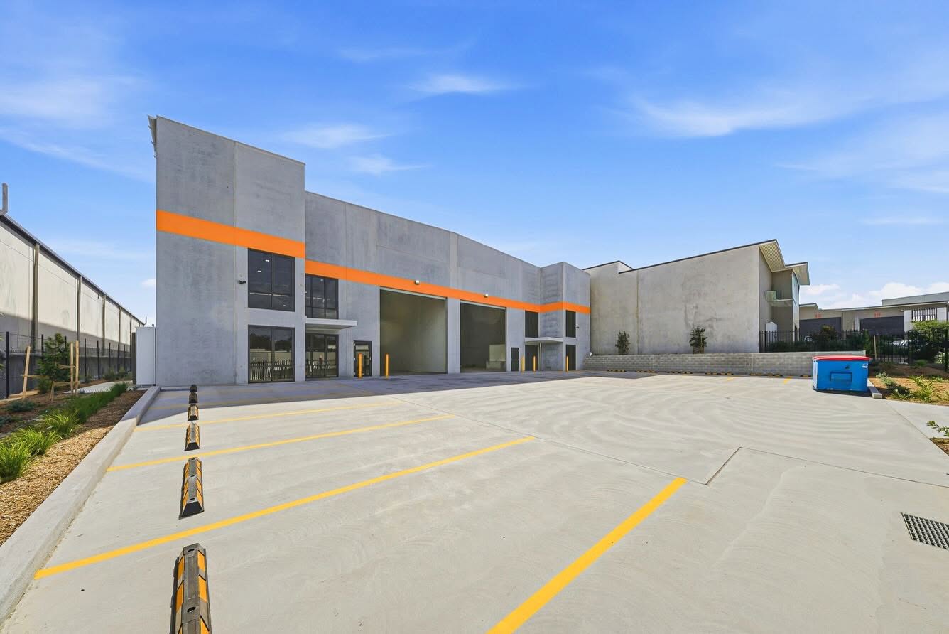 AJA concrete panel industrial building, Gateway Boulevard, Morisset
