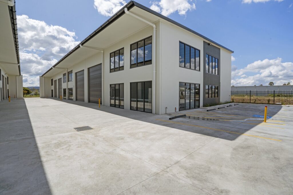 Nearby AJA project: industrial complex at 62 Spitfire Place, Rutherford